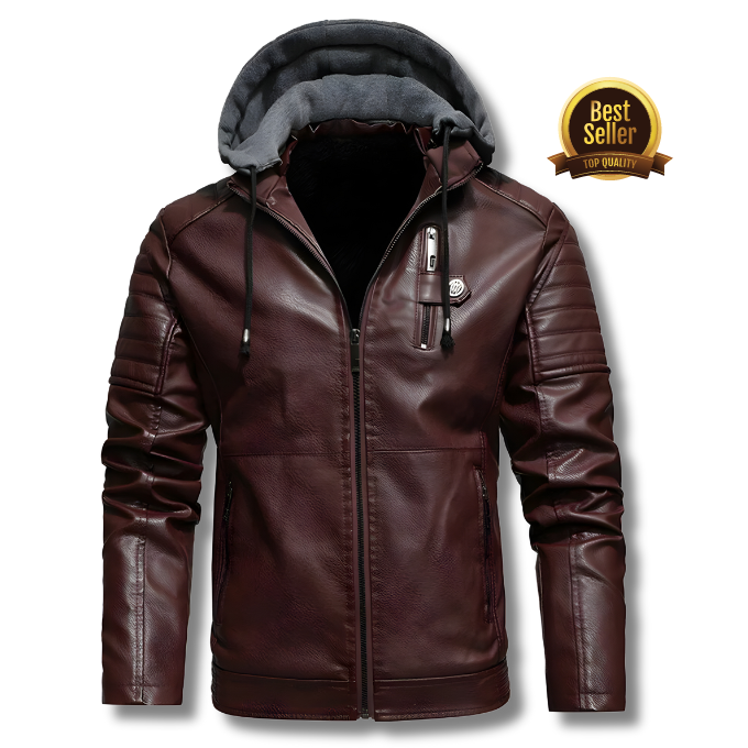 Chaqueta con capucha Biker Mike