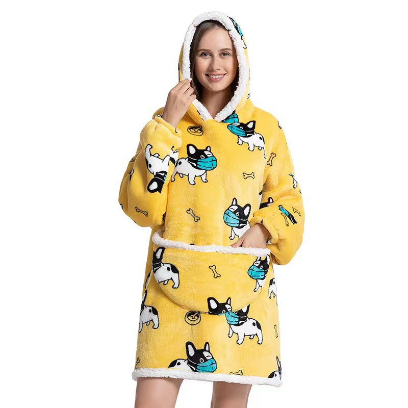 Comfortable Winter Fun Sweatshirt Blanket