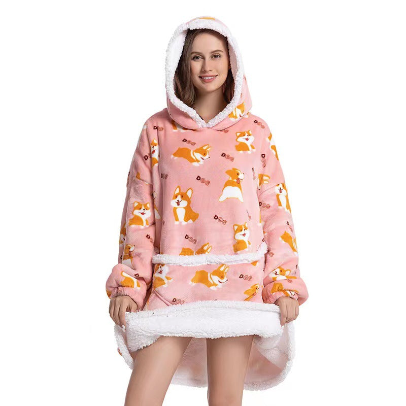 Comfortable Winter Fun Sweatshirt Blanket