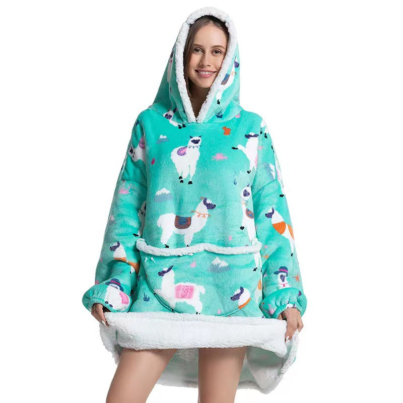 Comfortable Winter Fun Sweatshirt Blanket