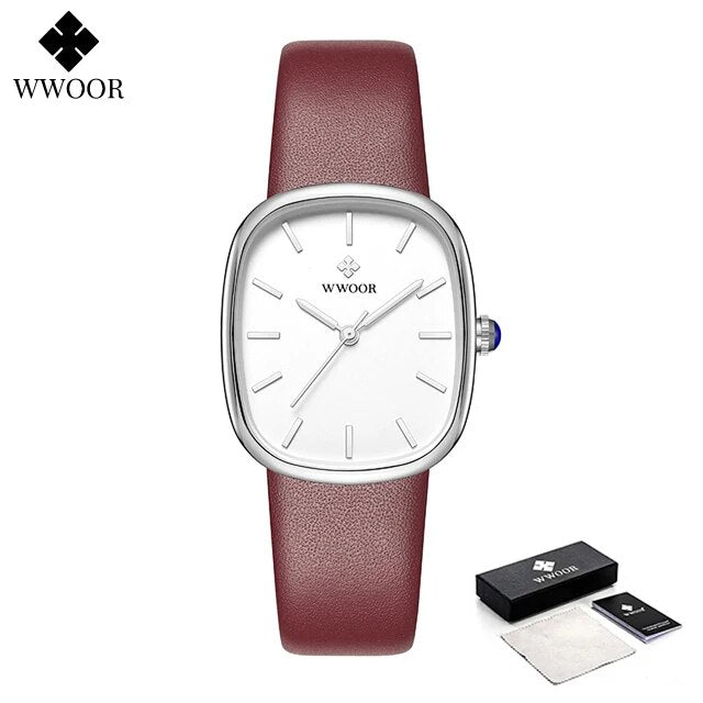 Wwoor™ | Reloj Elegance Reloj de cuero de lujo