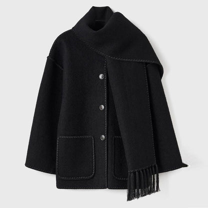 WinterCharm™ | Chic Winter Coat for Women with Scarf