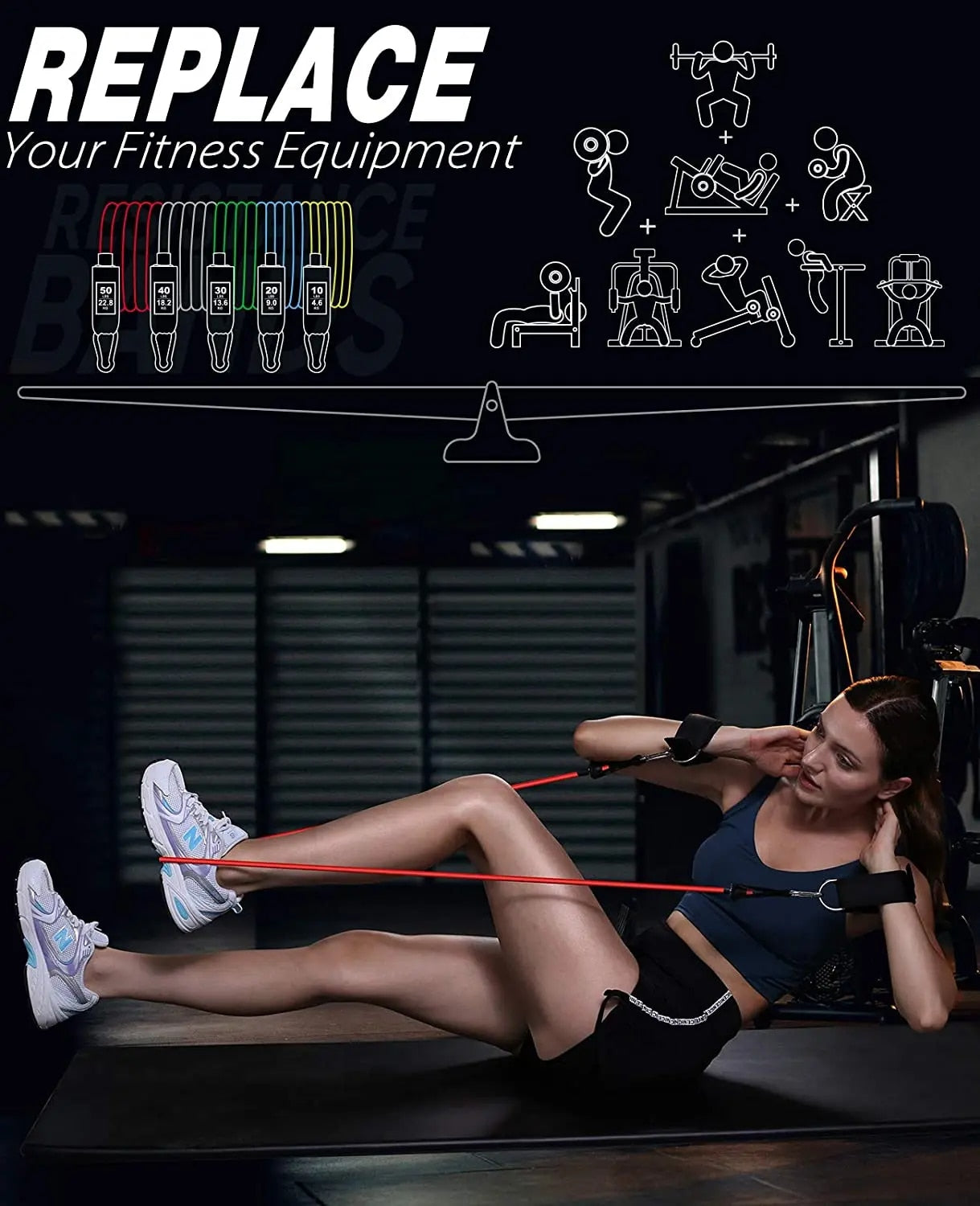 Tren flexible™ | Conjunto de entrenamiento en casa