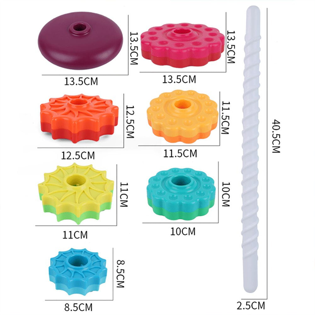 ColorTwirl™ - Färgglad staplingskul - Staplingstorn