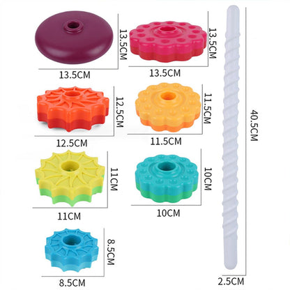 ColorTwirl™ - Färgglad staplingskul - Staplingstorn